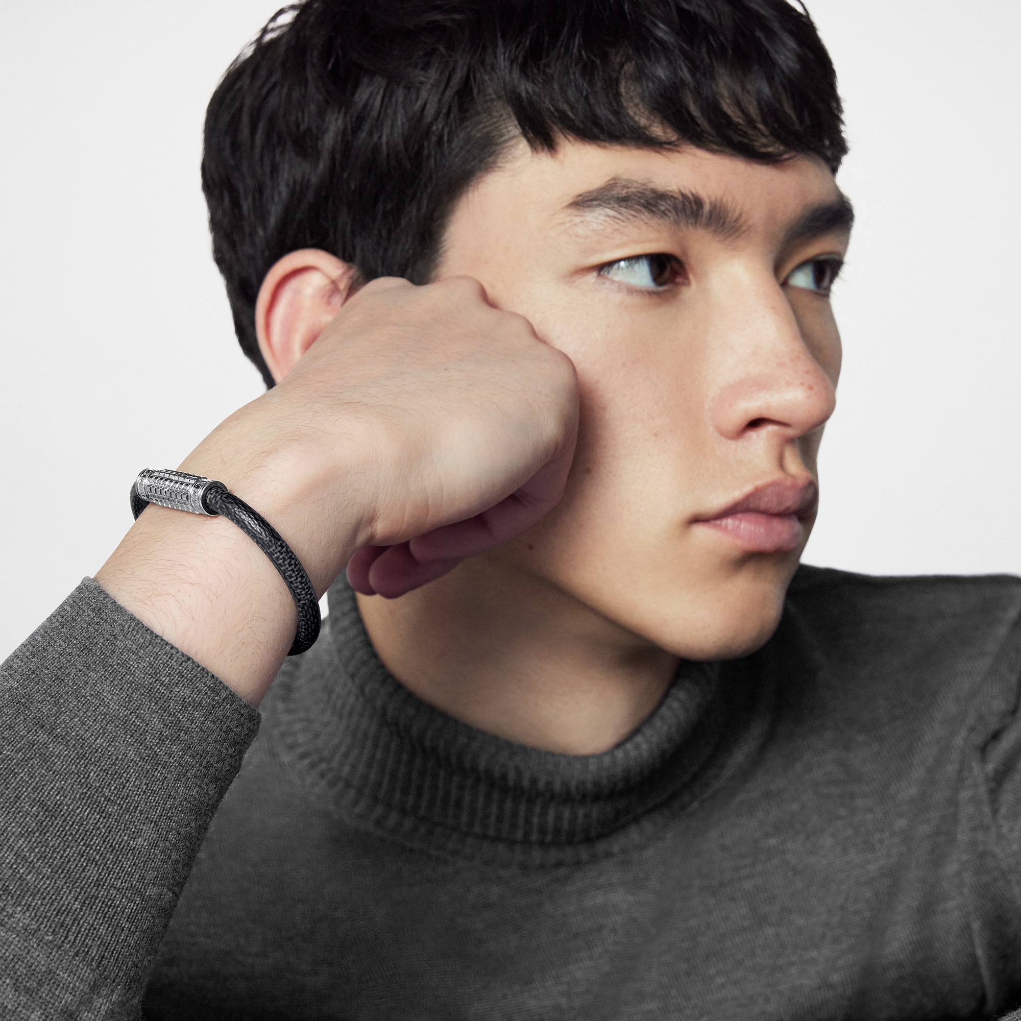 Digit Bracelet Damier Graphite Canvas - Luxury Fashion Jewellery